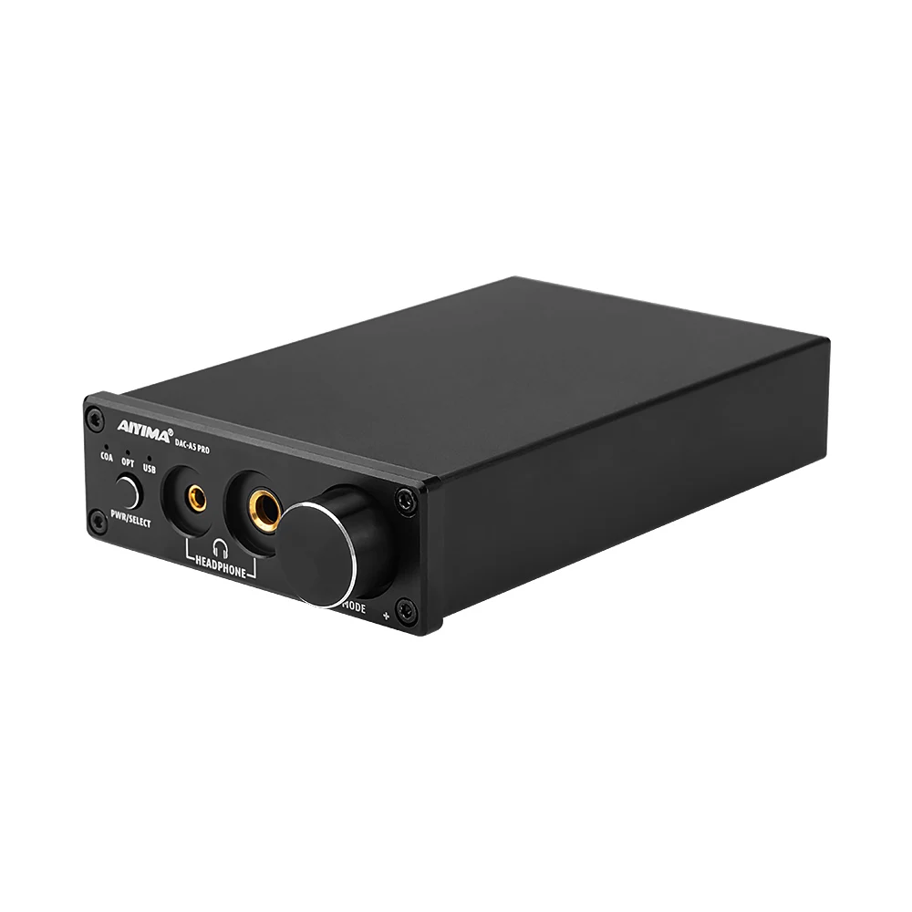 AIYIMA A5 PRO Headphone Amplifier 24BIT 192KHz HIFI USB DAC Decoder Audio Interface Digital Optical Coaxial PC USB Converter