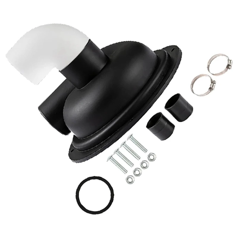 DT19 Cyclone Dust Collector for Woodworking DIY, Elbow Chipboard Separator Lid for Vacuum Cleaner Construction Filtration