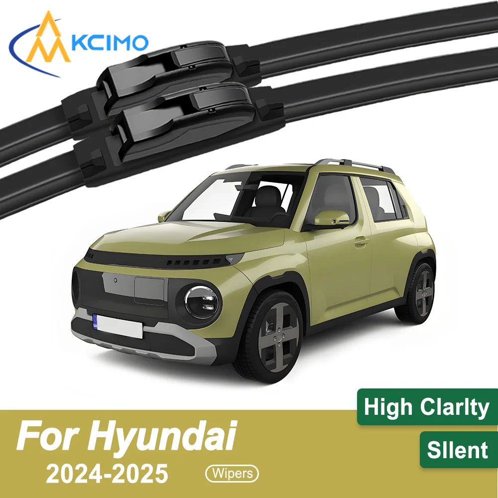 

Premium 2-Pack Windshield Wipers Compatible For Hyundai Casper Electric AX1 EV 2024-2025 All-Weather Durability for Safe Driving