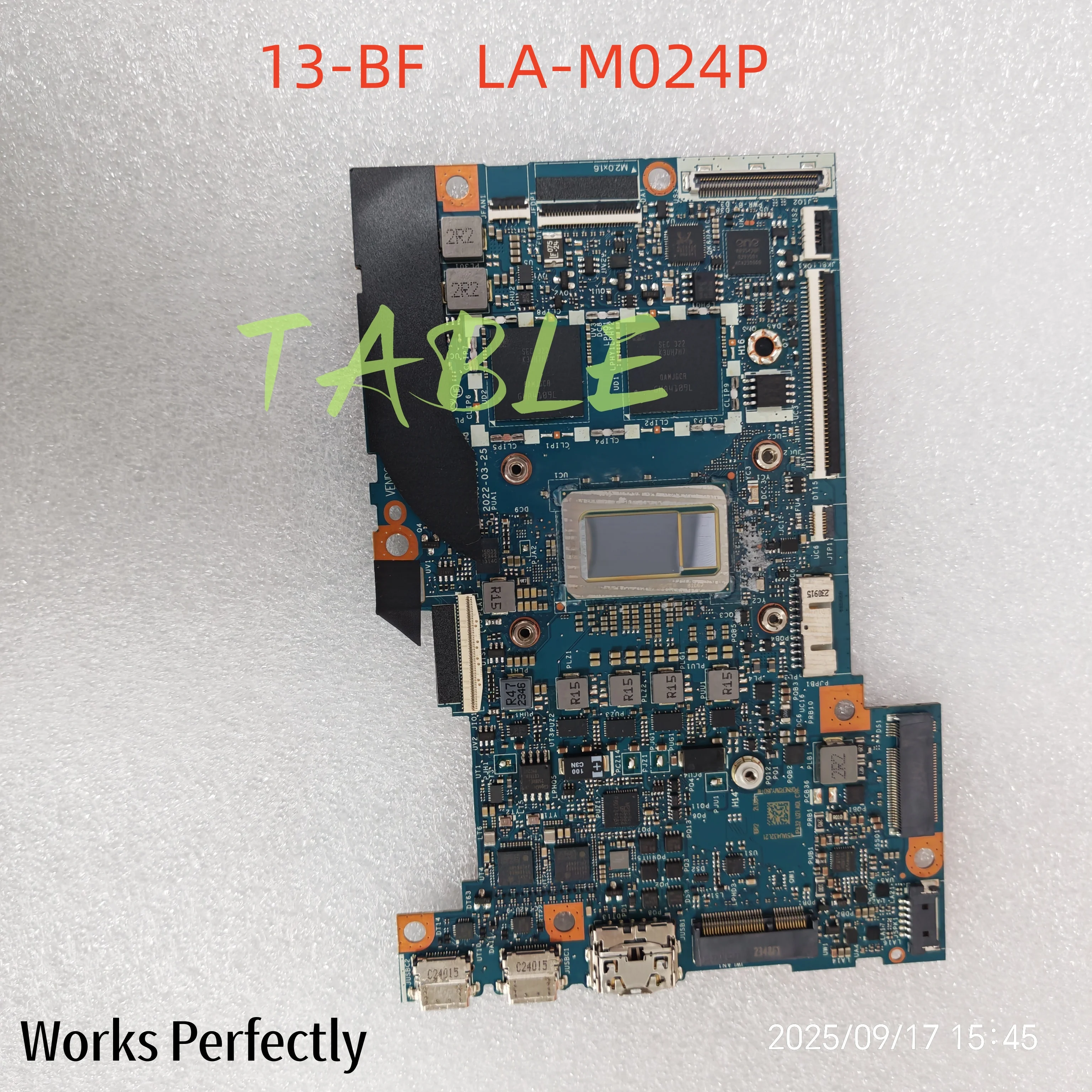 Original N15661-001 N15661-601 For HP Envy 13-BF Laptop Motherboard i5-1230U i7-1250U 8GB 16GB IPA32 LA-M024P 100% Perfect Work