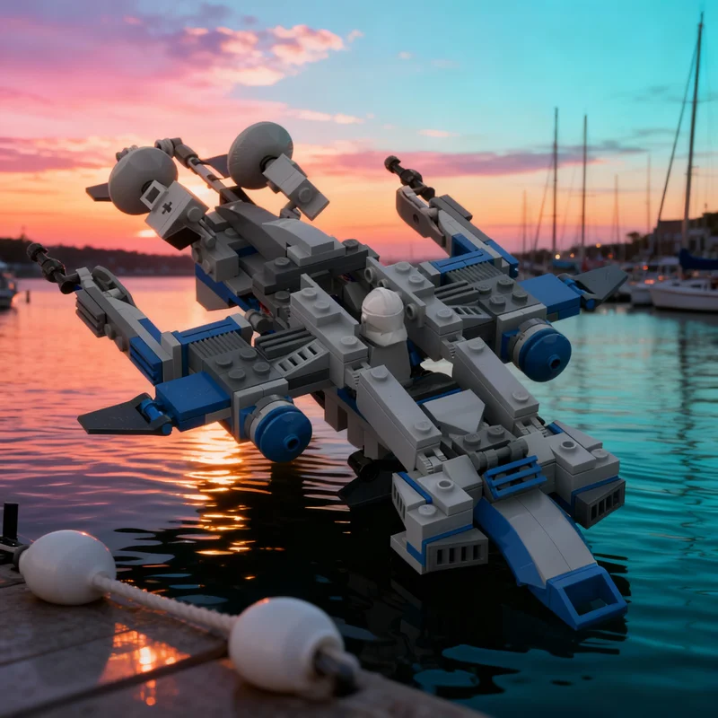 

285pcs MOC Space Alt Spaceship Model Building Blocks Festival Gifts Toy Architecture Assemble Creative Education Brick DIY Idea