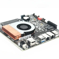 Ultra thin AMD Ruilong R7 5800U 5825U mini itx motherboard, all-in-one industrial control motherboard LVDS