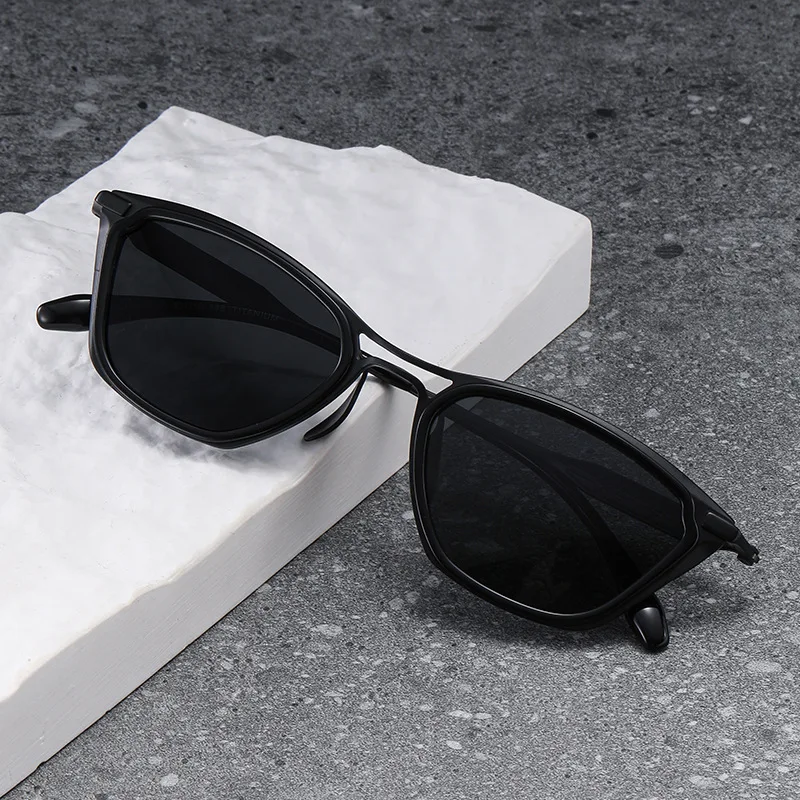 

Classic Square Polarized Men's Sunglasses with High Quality Acetate Fiber Frame for Women's Outdoor Driving Fishing UV Protectio