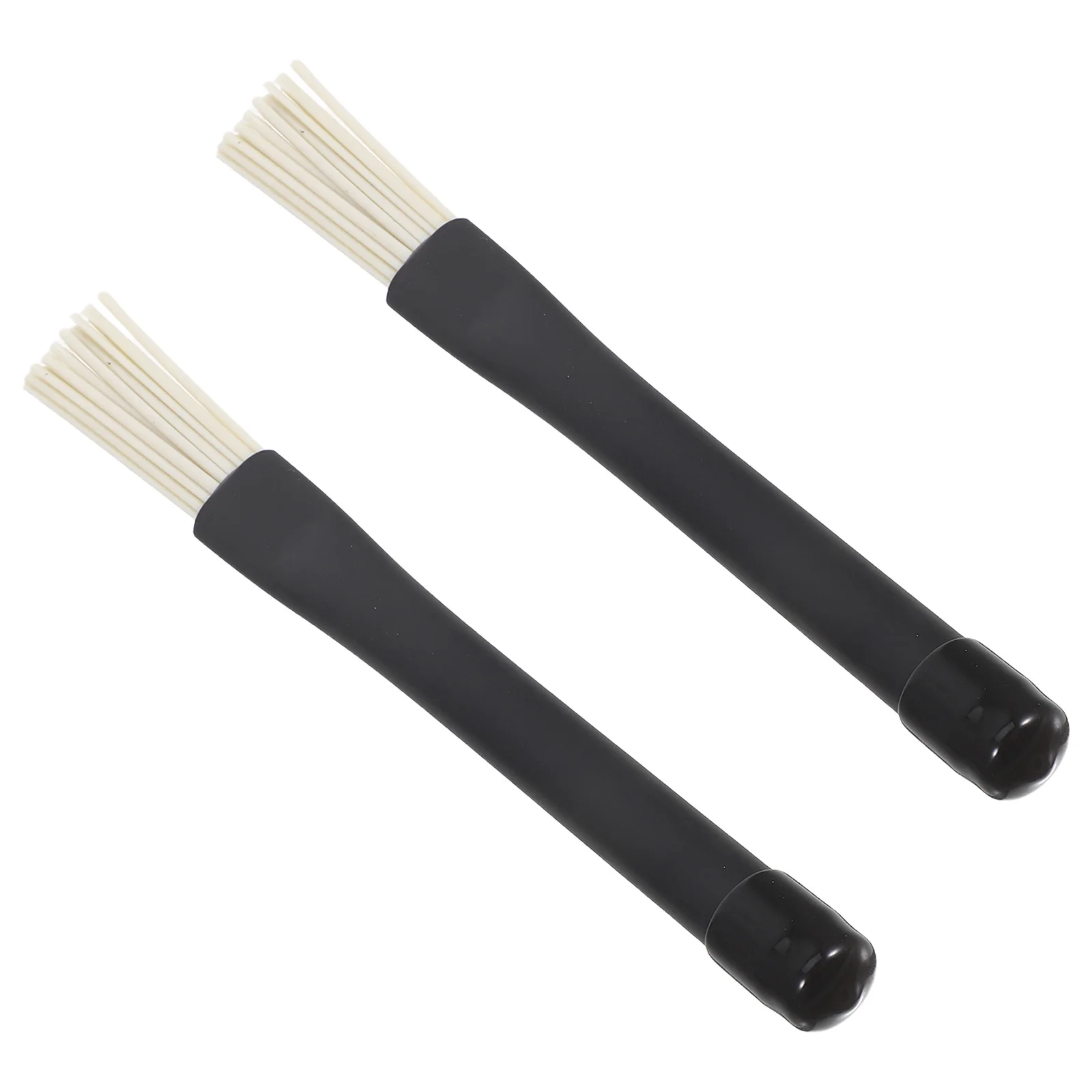 

2 pcs Retractable Plastic Drum Brushes Soft Handle Durable For Jazz Beginners Professionals Accessories Balancing Loudness Music