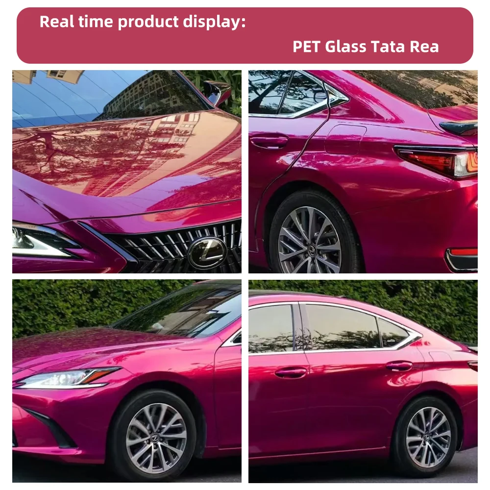 Super Bright Glazed Tata Red F - Car Vinyl Wrap Roll 1.52X18M review and price