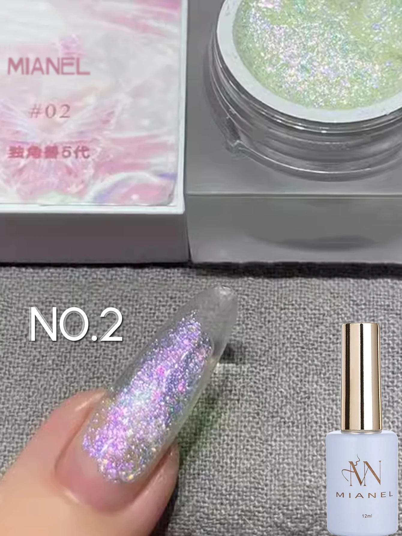 MN 12ML 4 최고 판매 색상 세트 일본식 인어 유니콘 젤 매니큐어 여름 실버 글리터 매니큐어 적합