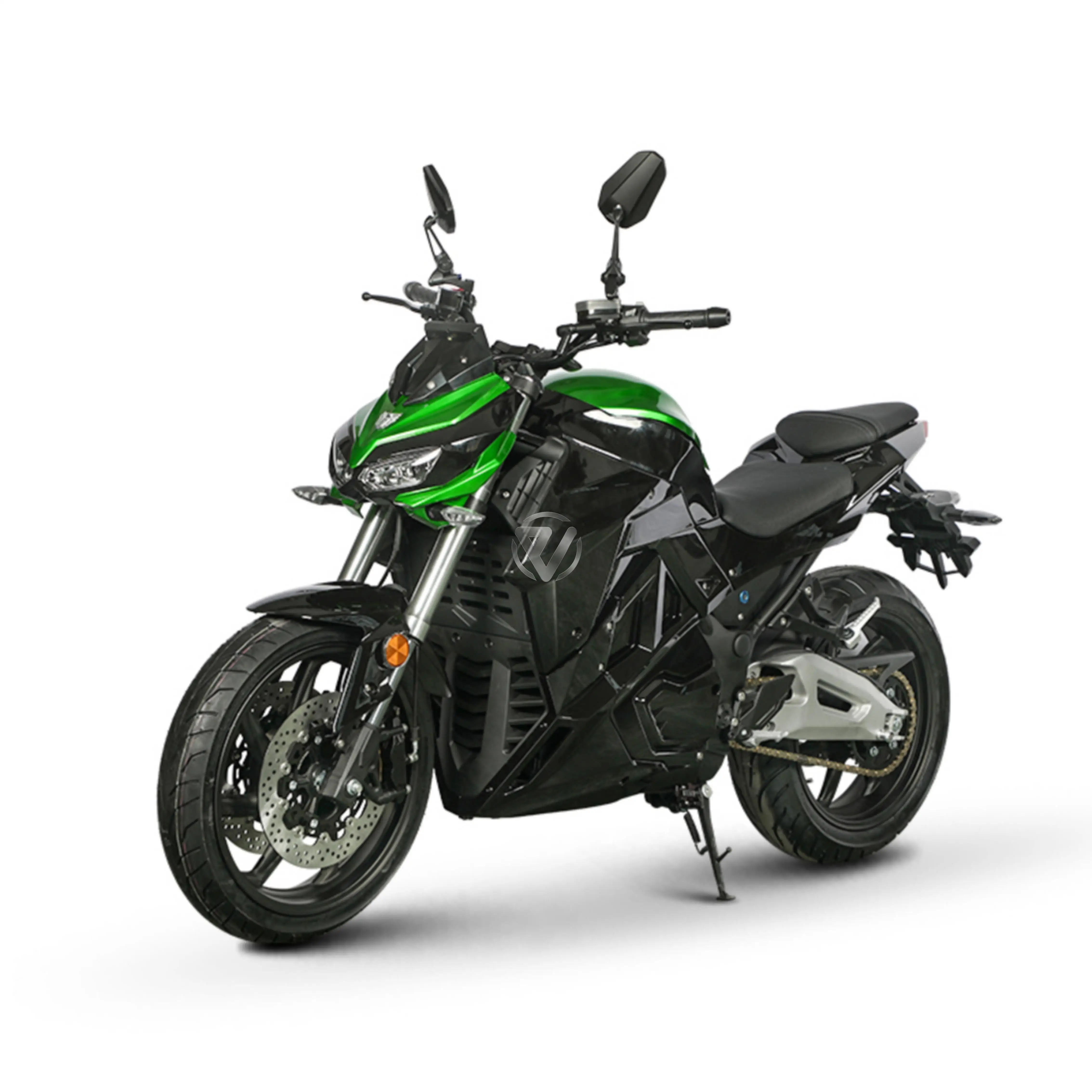 Z1000 5000W Middle Chain Motor 72V120Ah Lithium Battery Speed 130KM/H Style Electric Motorcycle
