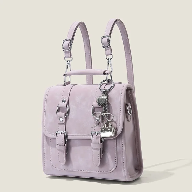 Purple Y2K Bag Lolita Backpack Y2K Backpacks Heart Ita Japanese Backpacks Small Ladies Travel Bag Cute Core 	 Book Bag
