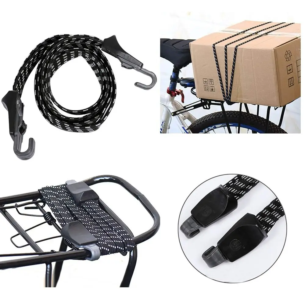 

2Pcs Durable Motobike Part Fixed Hook Reinforce Bungee Bike Bag Belt Car Tie Motocycle Baggage Tying Rope Helmt Straps