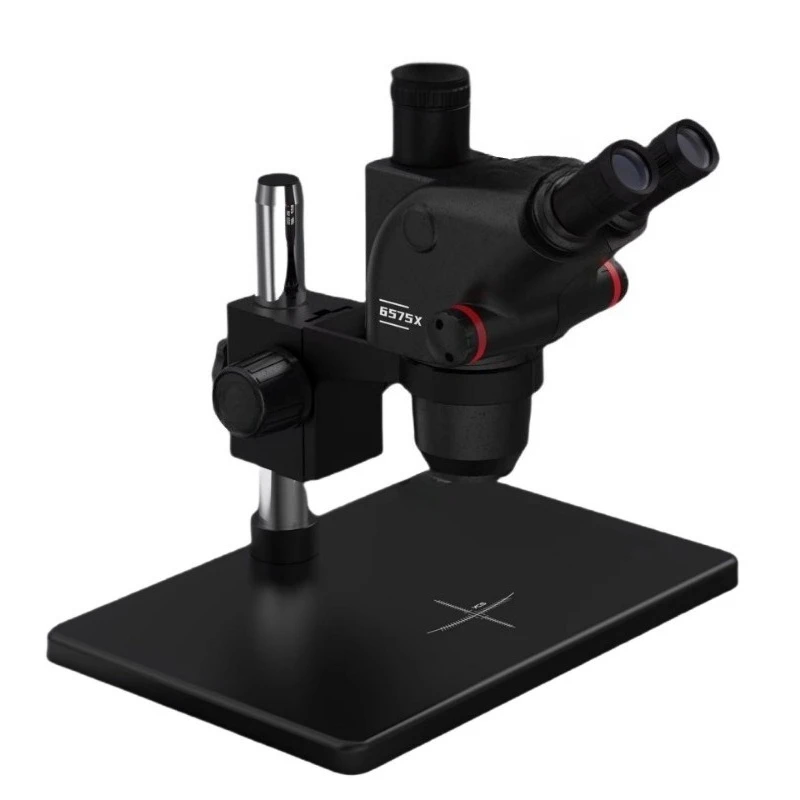 6.5-75X Continuous Zoom Trinocular Microscope for Mobile Phone Repair High Precision Inspection Tool