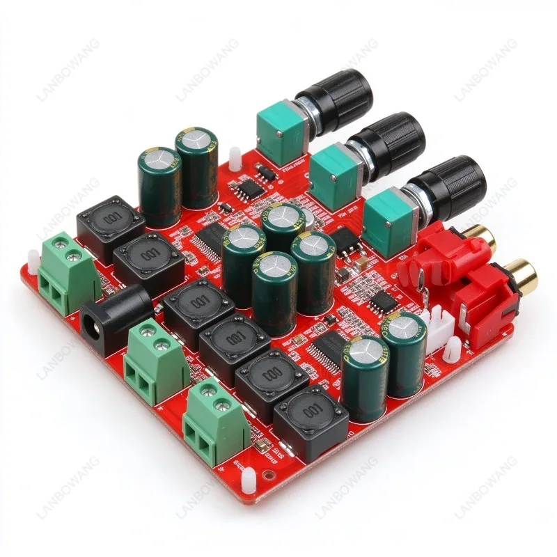 TPA3118 2.1 Channel Digital Power Amplifier Board Stereo Audio Amp Module For Speaker Subwoofer HF65 SANWU