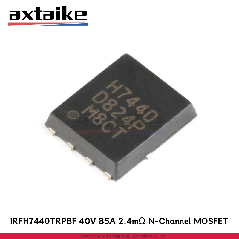

10PCS IRFH7440TRPBF H7440 PQFN5x6-8Pin SMD IRFH7440 IRFH7440PBF 40V 85A 2.4mΩ N-Channel Power MOSFET IC