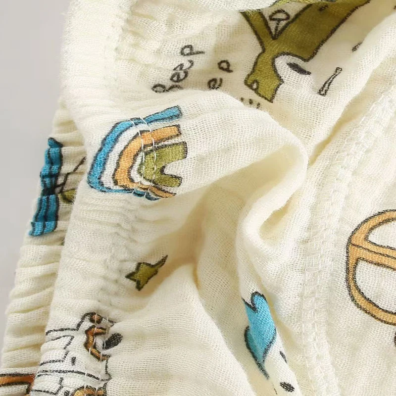 Organic Natural Cotton Muslin Soft Baby Training Pants Toddler Potty learning Underwear Waterproof Panties For Girls Boys Unisex