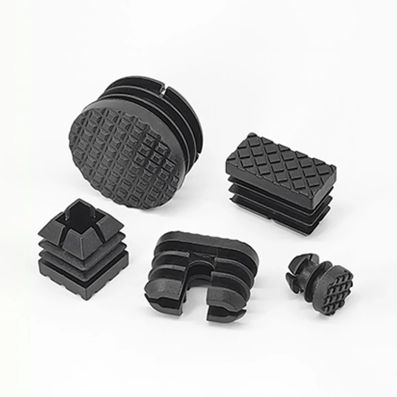 

1pcs 16~60mm Black Square/Oval/Round Plastic Plug In Pipe Inner Sleeve Plug Bung Table Chair Foot Pad XL-C-D Pipe Plug
