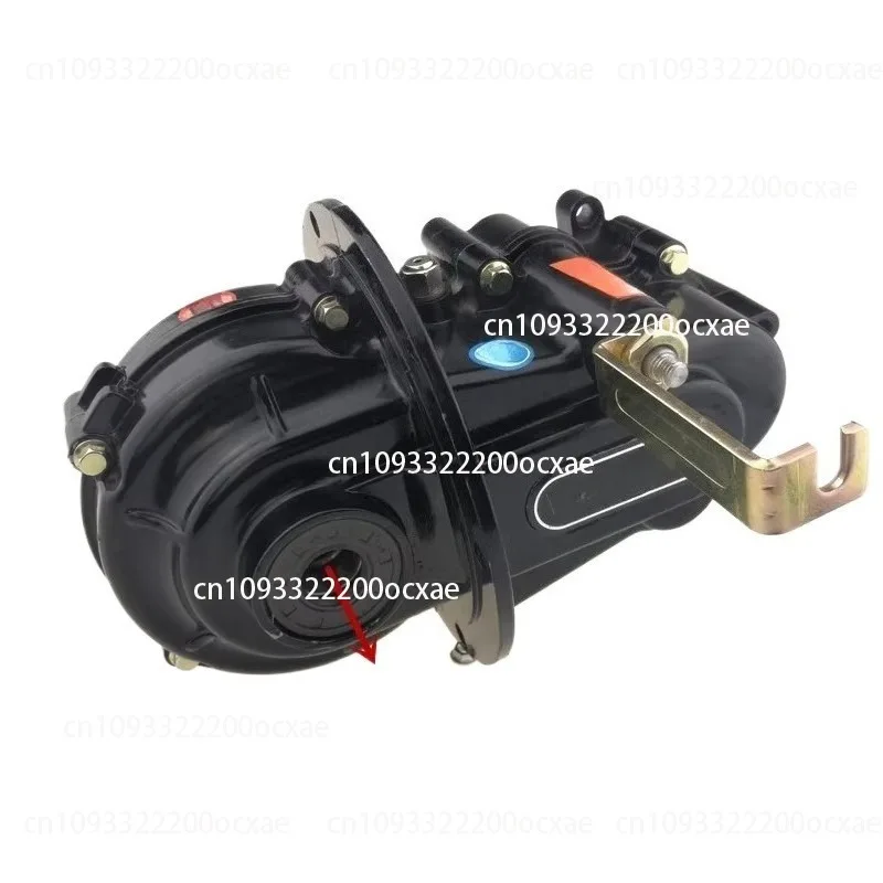 Electric tricycle variable gear differential, variable speed gearbox box afterburner, climbing gear pair, variable speed