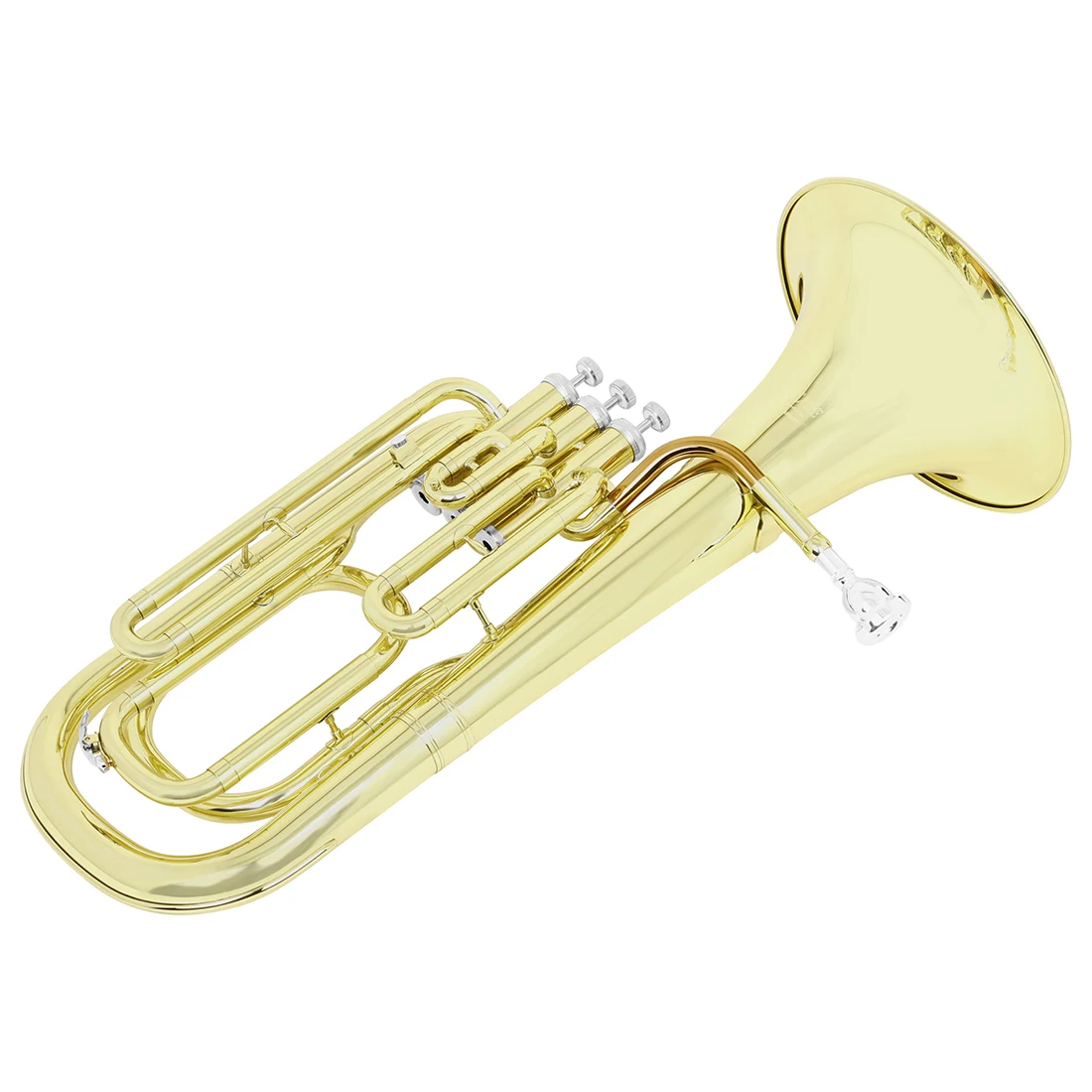 Wholesale Tenor Trumpet Brass Instrument Tenor Horn Bb Professional Triple Key With Case
