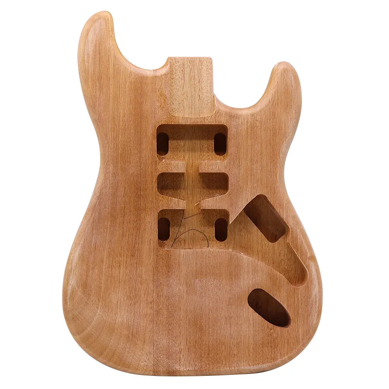 Augu wood electric guitar barrel, log color electric guitar body, piano body, assembly instrument DIY accessories modification