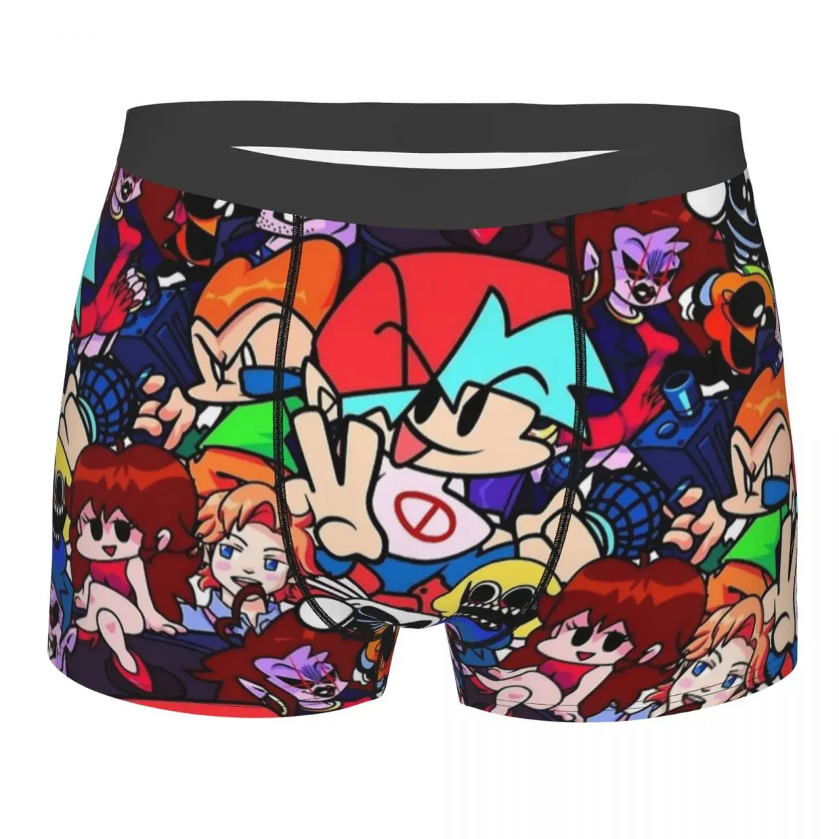 

Sexy Boxer Friday Night Funkin Collage Shorts Panties Briefs Man Underwear Breathable Underpants for Male