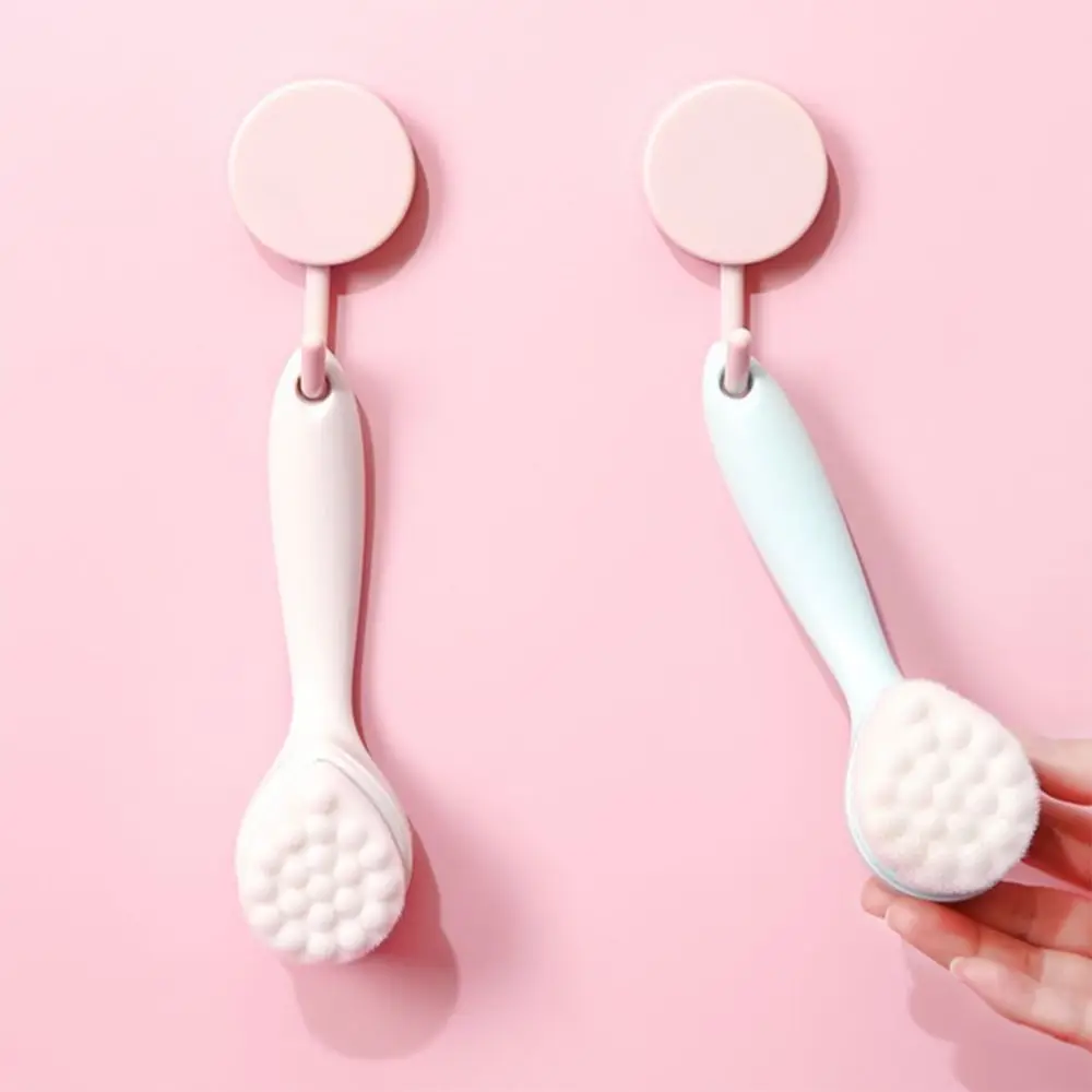 

Soft Hair Manual Face Wash Brush Suspension Design Remove Makeup Facial Cleansing Brushes Blackhead Removing Exfoliating