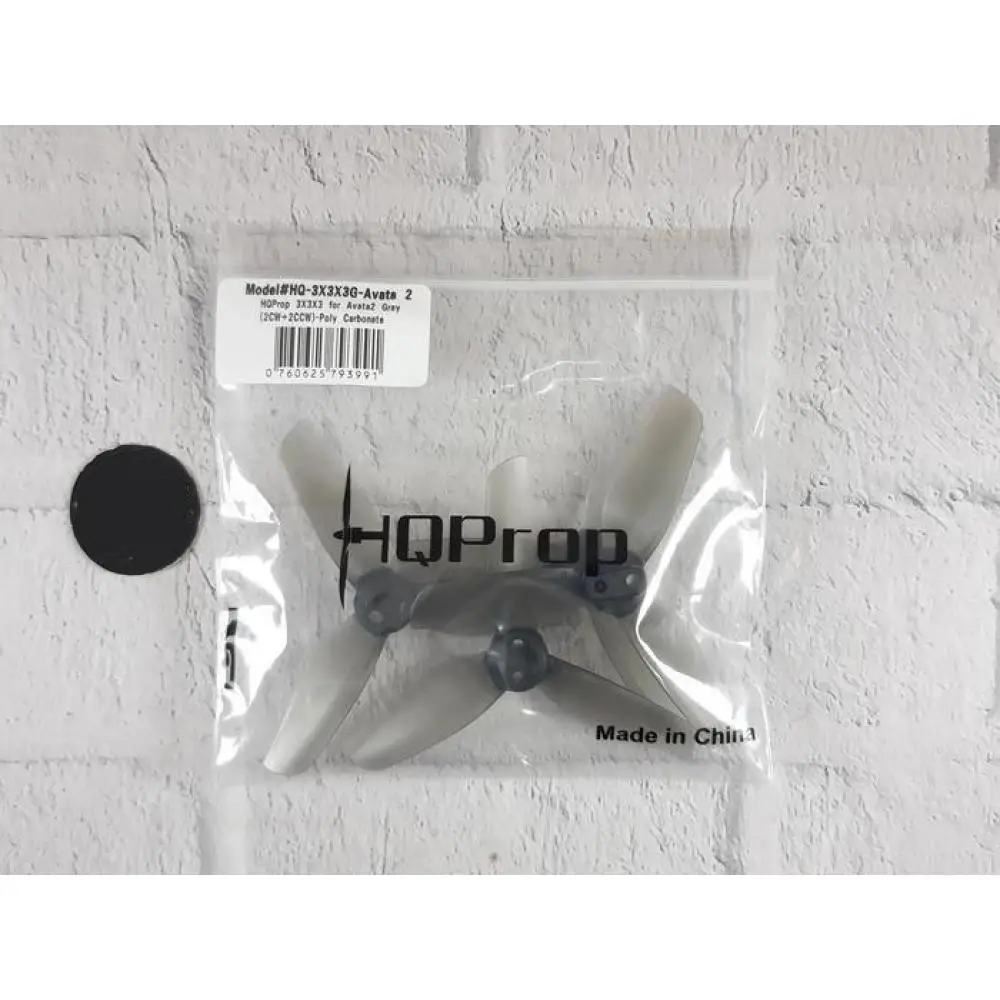 HqProp 3X3X3 Propeller 3Inch 3-Blade Prop Grey Poly Carbonate compatible DJI Avata 2 FPV Drone Parts
