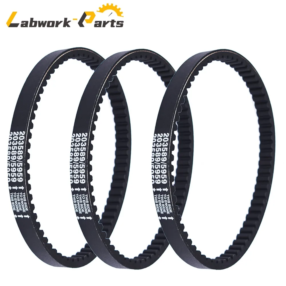 3 Pack 203589/5959 Go Kart Drive Belt 30 Series Fit For Manco 5959 Comet 203589