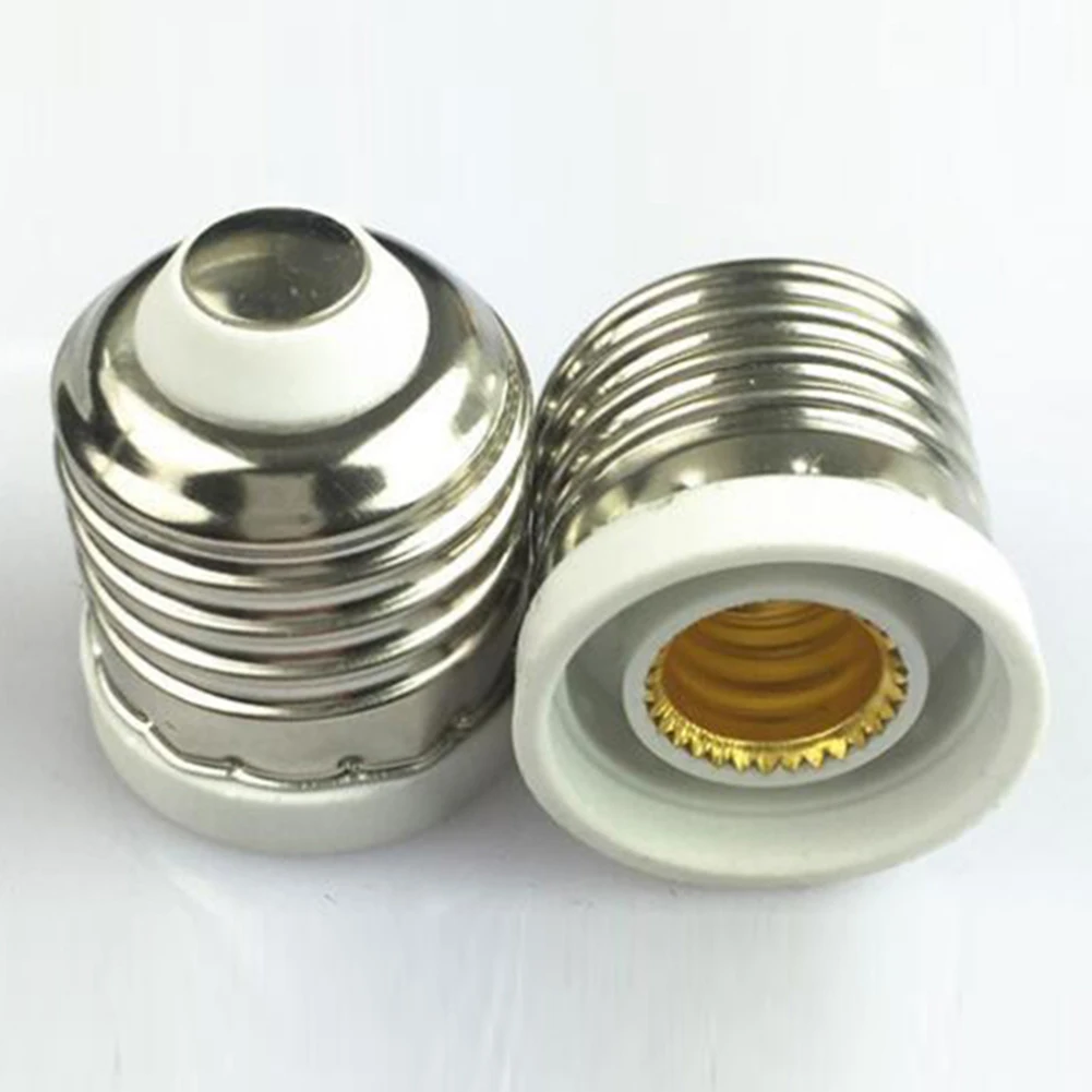 

Переходник для ламп E27 в E12, легкий винтовой светодиодный держатель, простой в установке, огнестойкие аксессуары для освещения