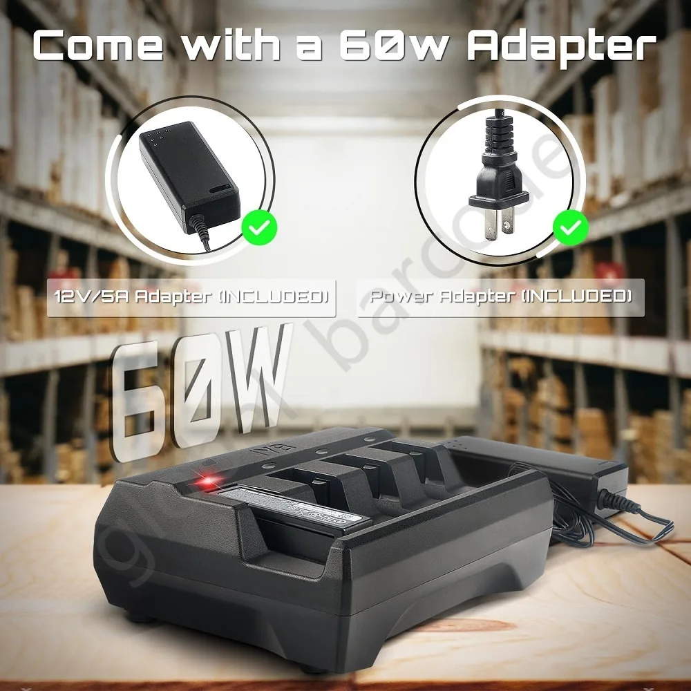 4-Slot-Akkuladegerät für Zebra-Barcode-Scanner DS3678 DS3600 LI3678 LI3600 LS3678 LS3600 SAC3600-4001CR