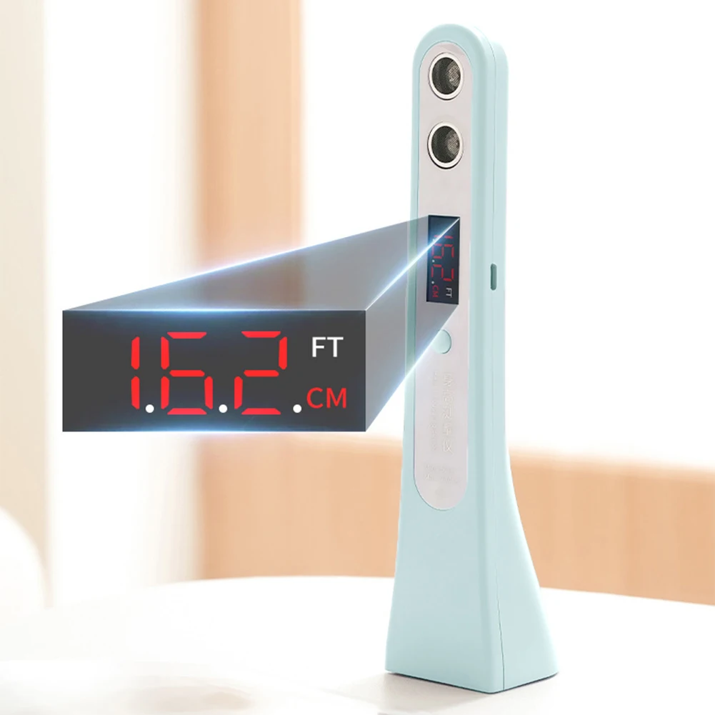 Ultrasonic Digital Height Measuring Ruler LED Display Height Measuring Stadiometer Portable Height Measuring Device for Children