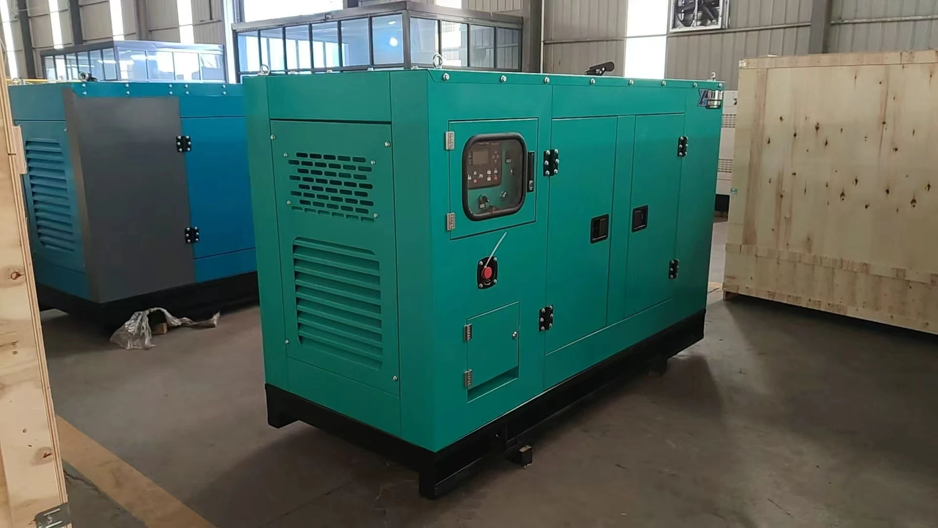 Silent Diesel Generator Set 50kW Three Phase Power Generator For Subway Drilling Under Ground Tunnel Ventilation System