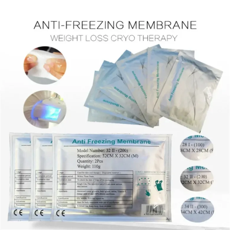 Consumable Membrane For Beauty Equipment Personal Use Fat Freezing Cryo Therapy Device With One Cryo Therapy Handle