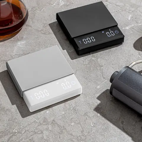 Digital Coffee Scale with Timer 3 Modes High Accuracy Touch Control Mini Smart Kitchen Scale with 900mAh Built in Battery