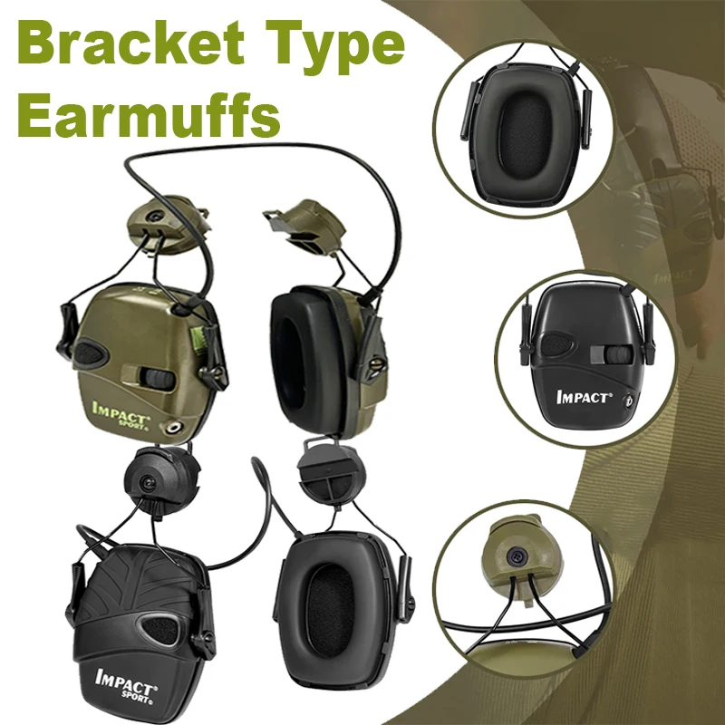 

Outdoor Sports Anti-noise Impact Sound Amplification HL Bracket Shooting Earmuff Tactical Hunting Hearing Protective
