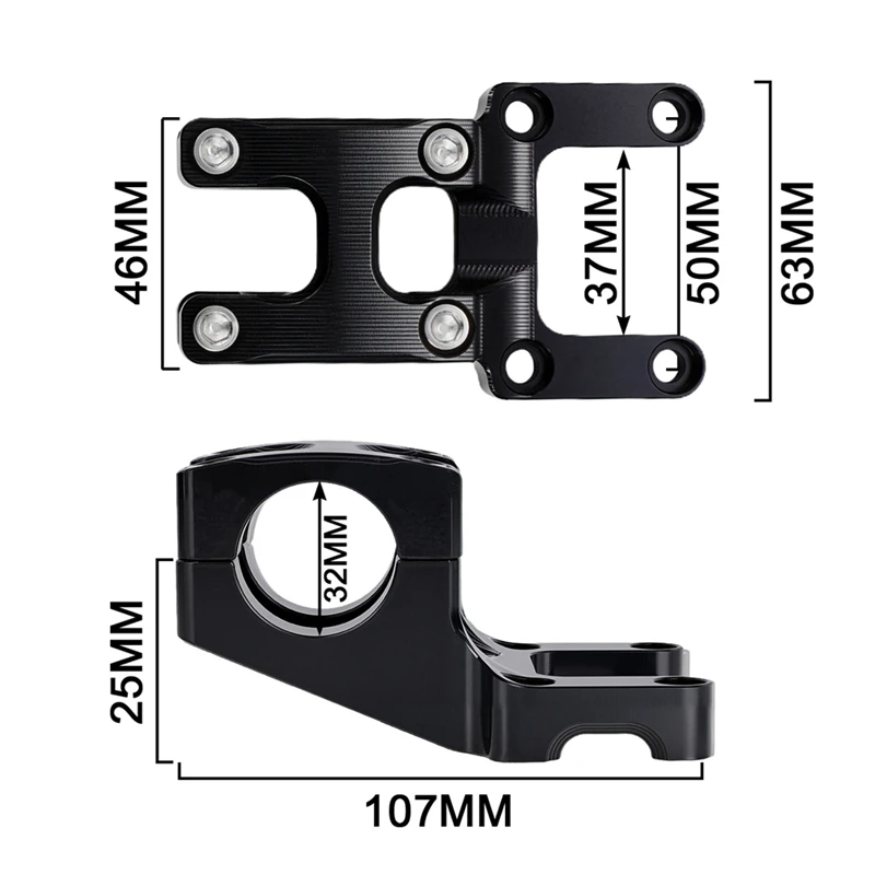 DT42-For Surron Light Bee S/X Electric Dirt Bike Handlebar Risers Handle Bar Mount Clamp