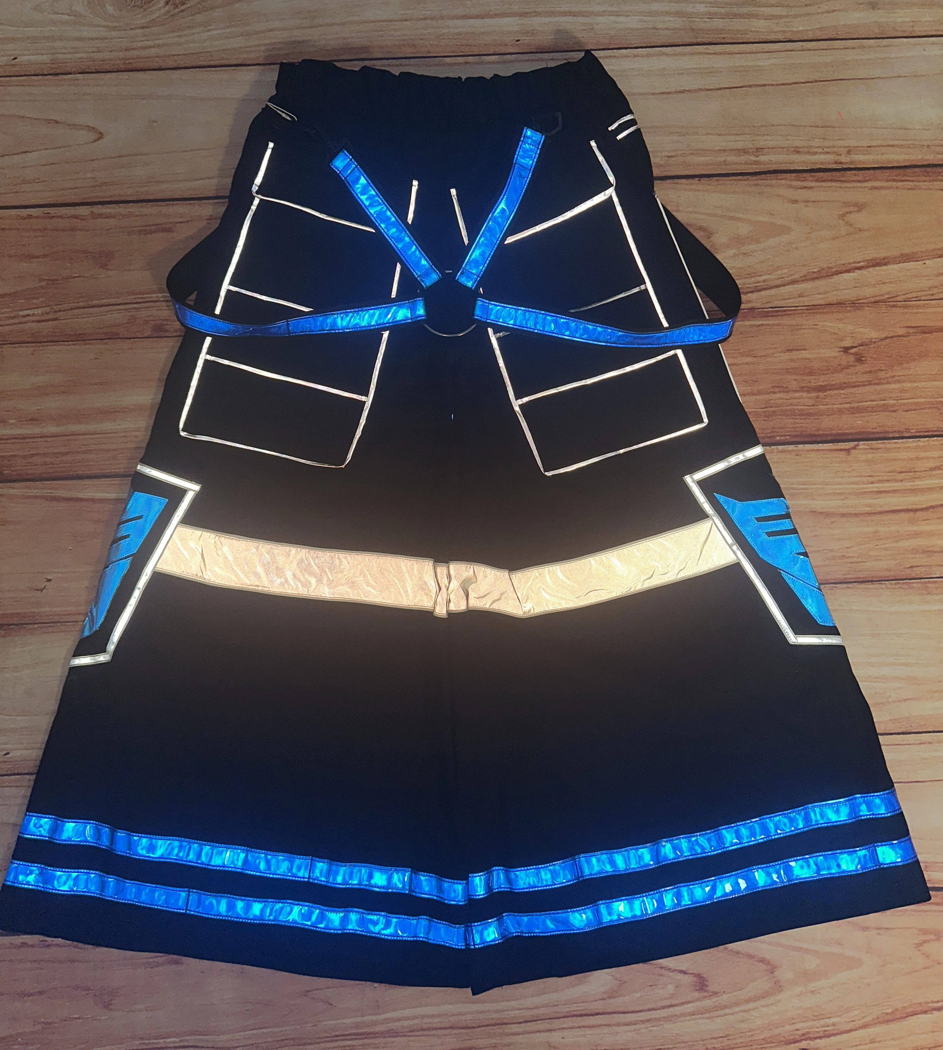 PHATTPANT Celana Phat Shuffle Dance Gaya Lebih Keras Melbourne Shuffle Goyang Gaya Keras Gelombang Panas Rave Gelombang Ravegear Biohazard C077