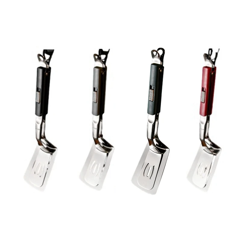 Edelstahl Steak Clip Pfannkuchen Grill Spatel Clip BBQ Zange Braten Fisch Spatel Clip Brot Home Küche Werkzeug
