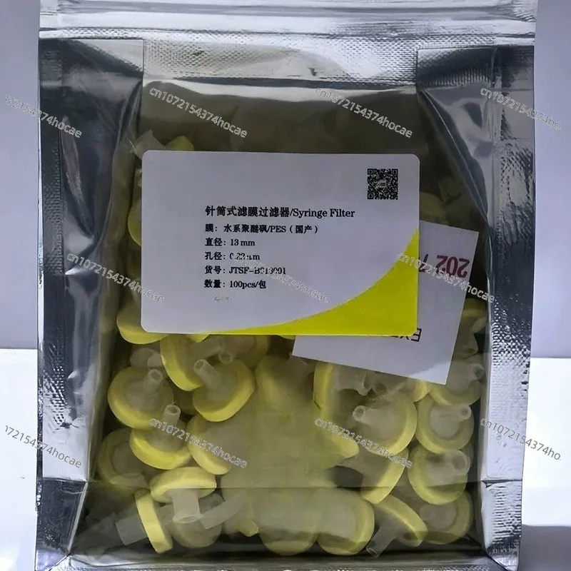 Aqueous Organic Syringe Filters 13/25mm, PES Nylon Microporous Membrane 0.22 0.45 Micron Lab Filtration