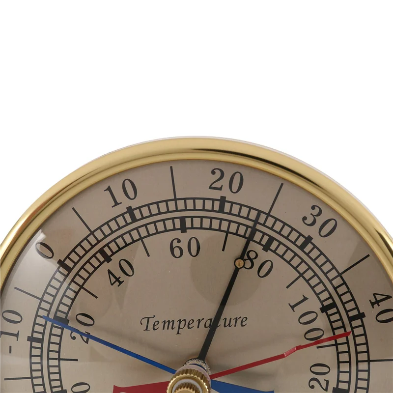 

ABUO-4Pcs 5-дюймовый термометр Min Max, гигрометр, настенное крепление, аналоговый измеритель температуры и влажности для использования в помещении и на открытом воздухе