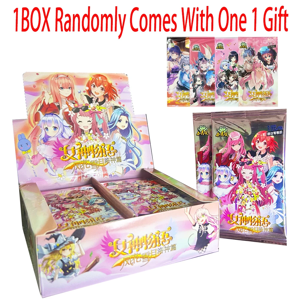 Goddesses Stories Collect Card Goddess Haven Card Anime Games Girl Party Swimsuit Bikini Feast Booster Box Children Toys Gift