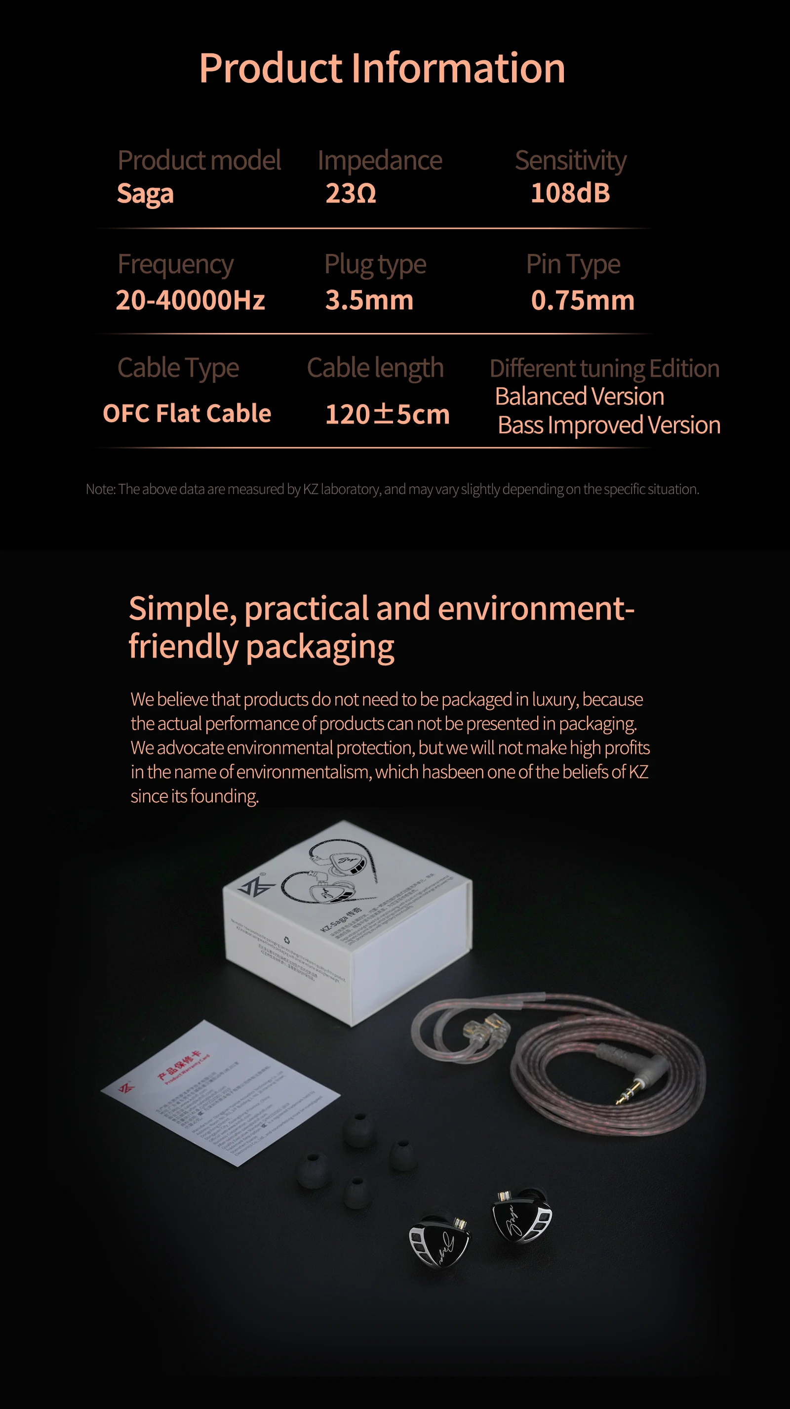 KZ ساغا سماعة أذن سلكية عالية الأداء معدن HIFI باس تحسين 3.5 مللي متر في الأذن ياربود مع هيئة التصنيع العسكري إلغاء الضوضاء لمراقبة المسرح