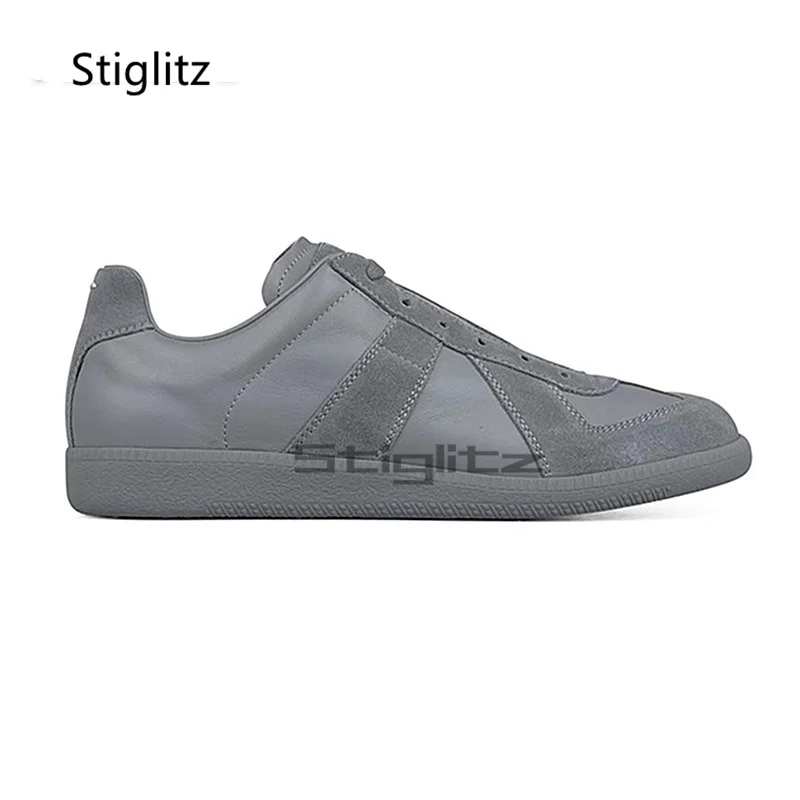 

Patchwork Casual Sneakers Men Suede Leather Couple Training Shoes Spring Autumn Round Toe Lace Up Flats Comfortable Sports Shoes