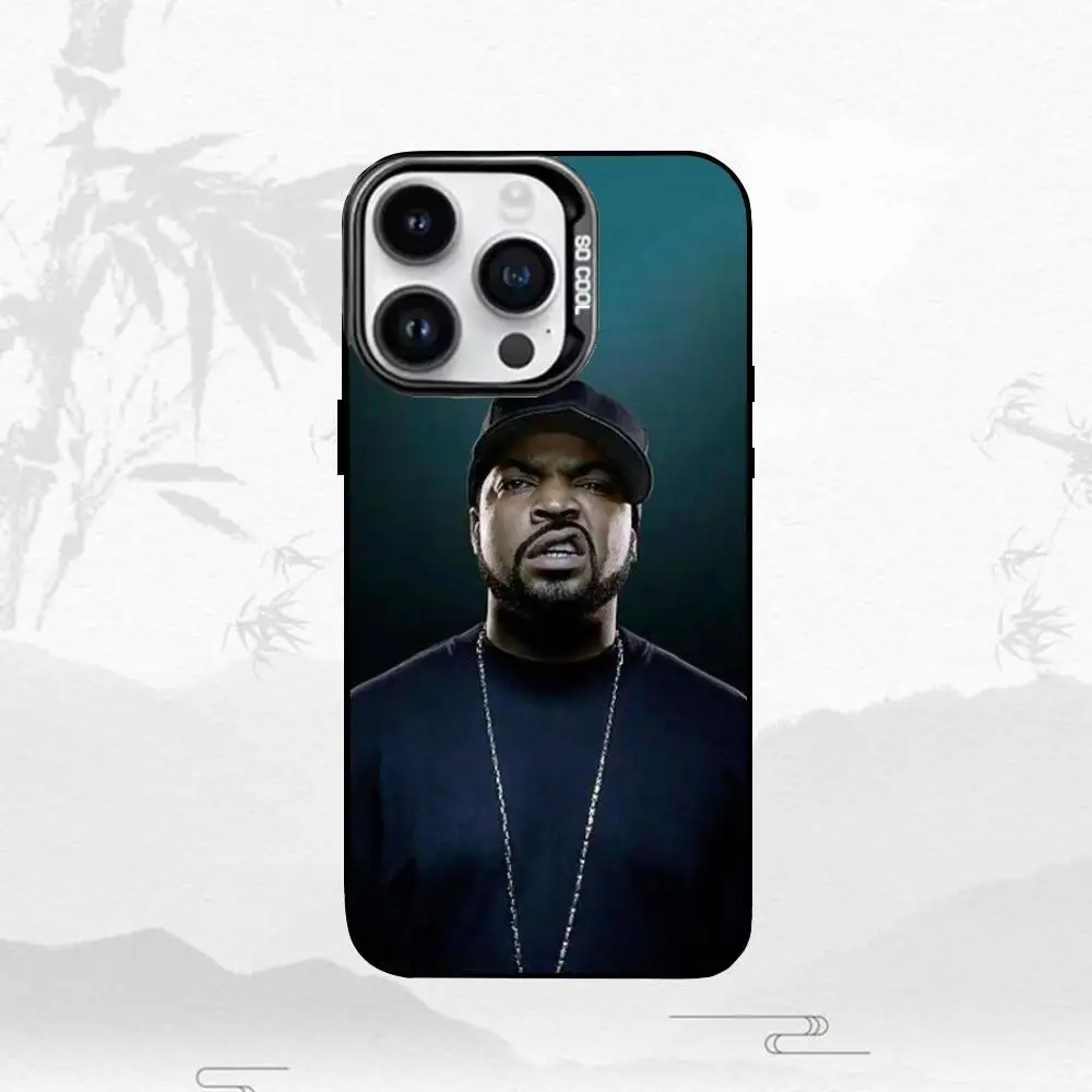 50 C-Cent Singer In D-Da Club iPhone17、16、15、14、13、12、11 Plus、Pro Max用スマホケース ブラックマット耐衝撃カバー