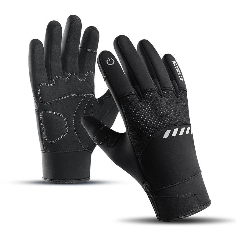 

Windproof Winter Thermal Cycling Glove Men Women Sports Running Fishing Racing Bicycle Glove MTB Motorcycle Ski Bike Touch Glove