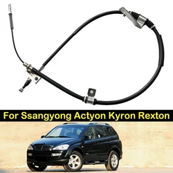 DECHO Left Right Rear Parking Brake Cable handbrake cable For Ssangyong Actyon Kyron Rexton Auto accessories