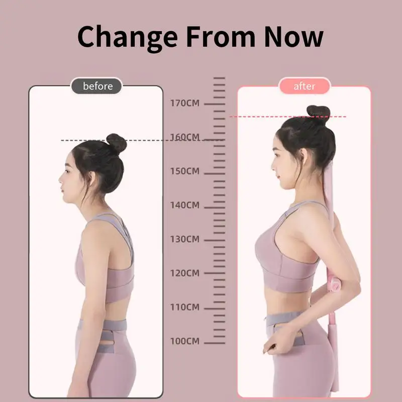 Yoga Stick Hunchback Posture Corrector Adjustable Body Cross Open Back Correction Stick Fitness Gym Home Sports Training Tool