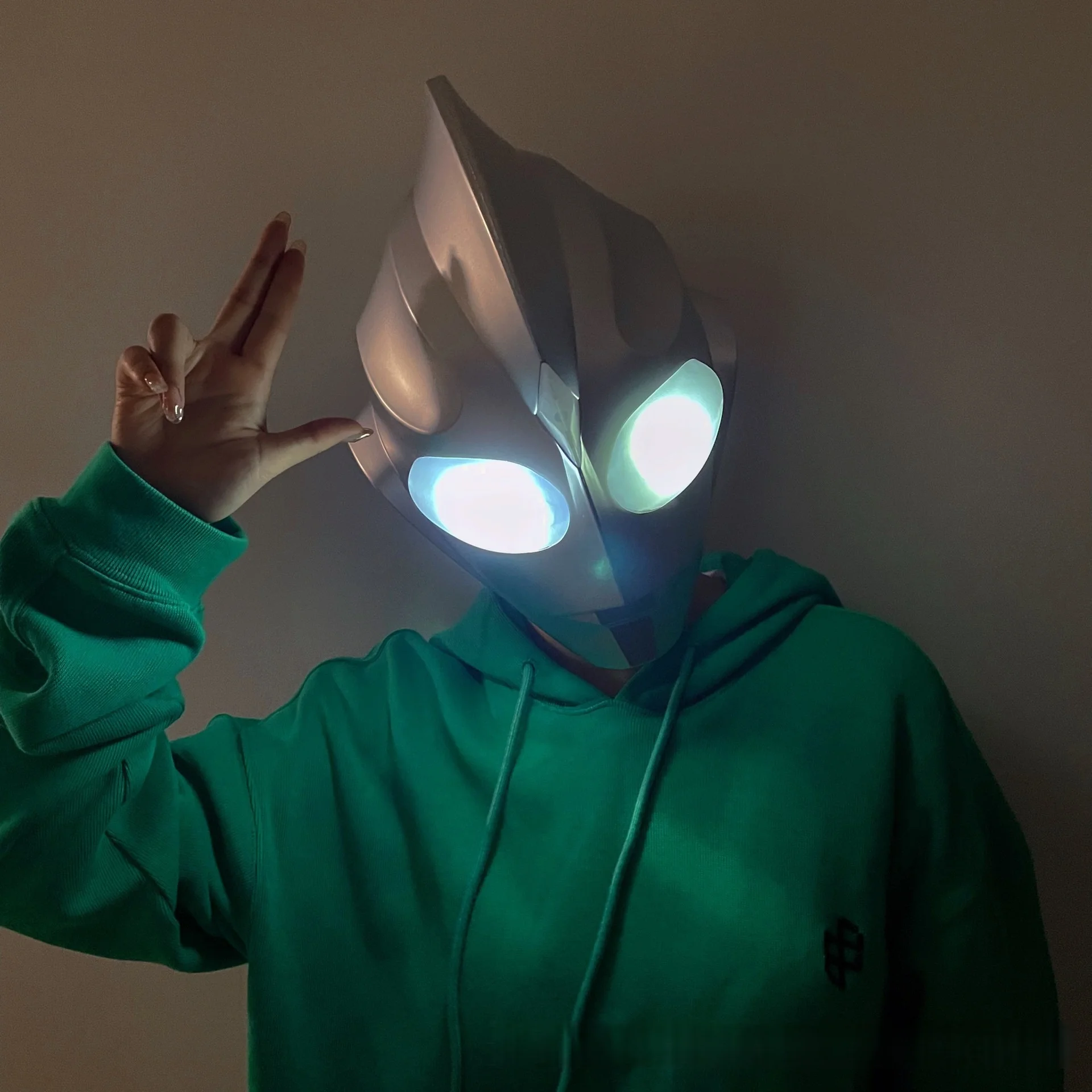 أنيمي الترامان القبعات تيغا خوذة متوهجة قناع هالوين الأداء كوس قناع التبديل لعبة الكبار هدية تأثيري الدعامة الهدايا اللعب