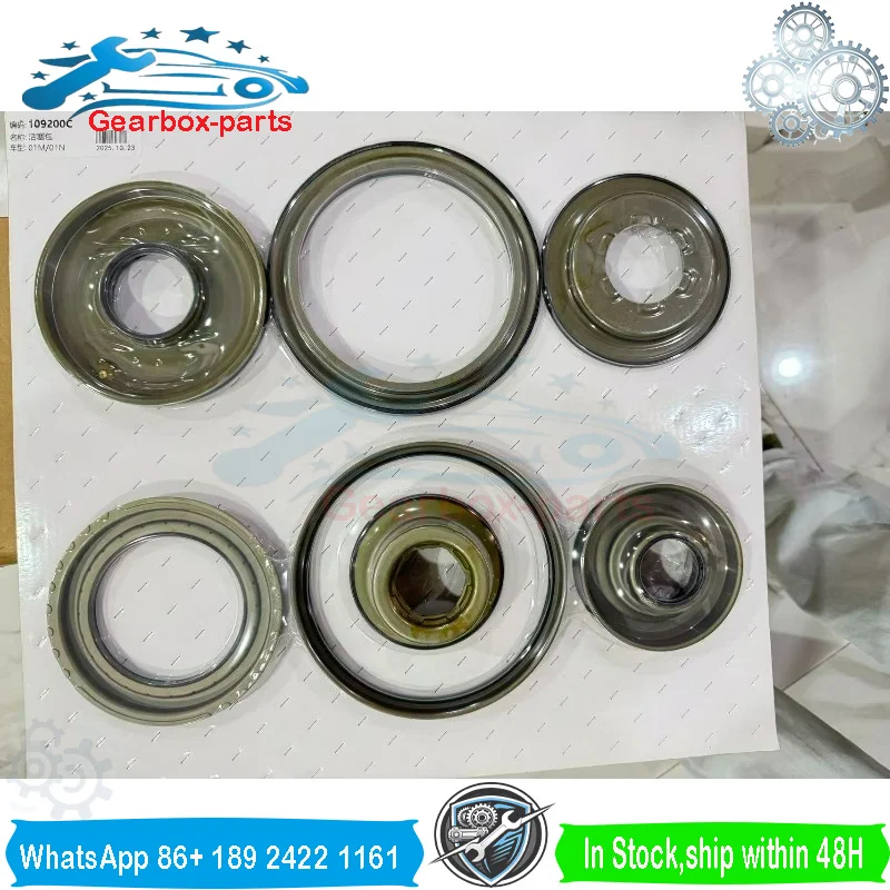 01M  095 096 097  New Transmissions Piston Set 1996 And UP 7 Pieces Fits For VW Audi 4-Speed