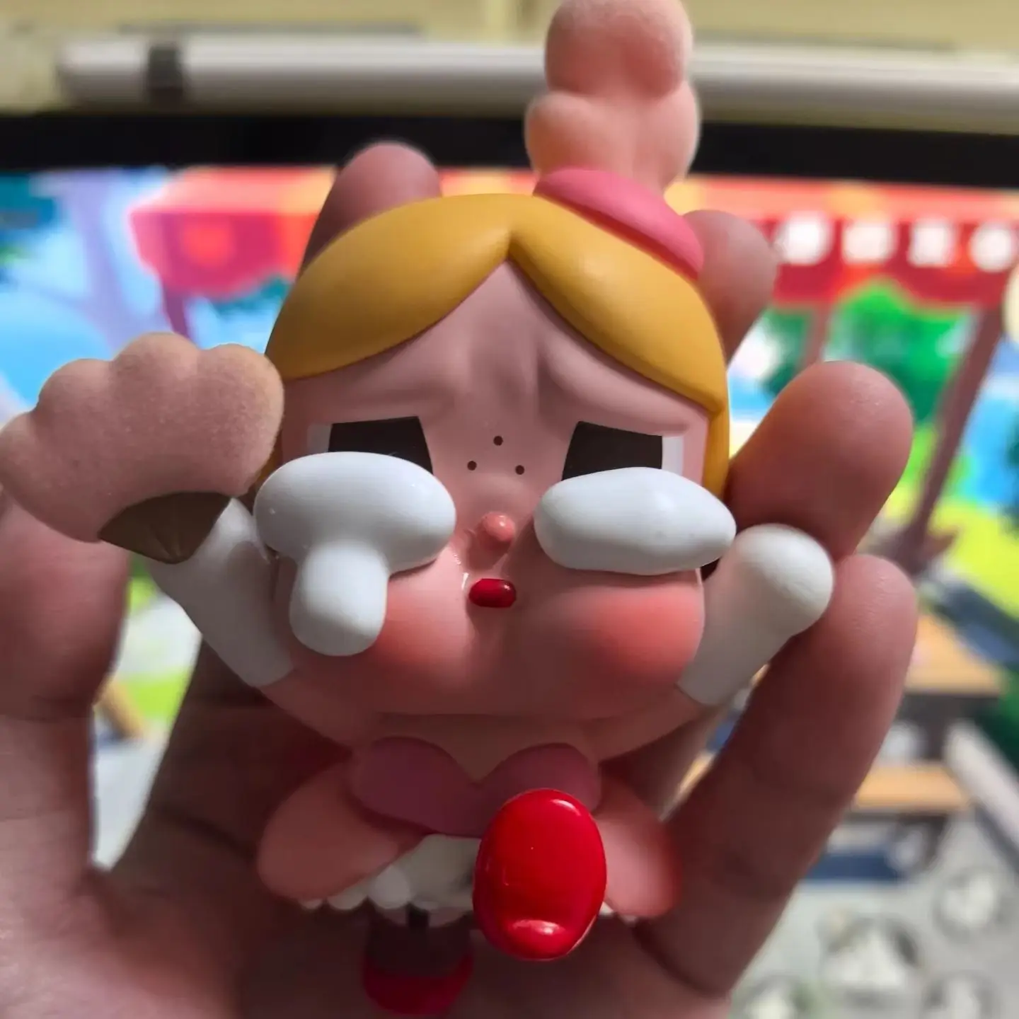 

POP MART Crybaby Crying Parade Series Mystery Figure Blind Box Action Model Toy Collection Birthday Gift Bag Surprise
