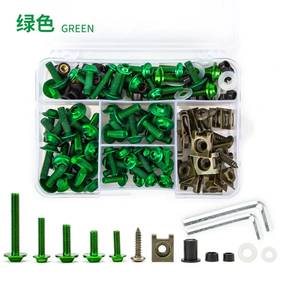 

177pcs Fairing Bolts Motorcycle Body Screw Nuts For Kawasaki YAMAHA Honda Suzuki CF Cafe Racer Accessories Modified Parts