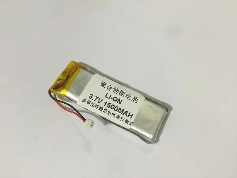 Новая мощность полимерного лития полной емкости 3,7 В. 602060   1500 мАч силовой домофон / устройство / Мини