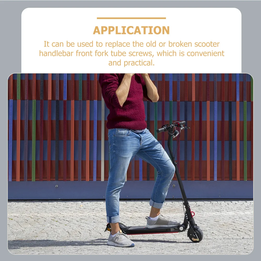 

1Set Scooter Handlebar Front Fork Stainless Steel Screws Replacement High Durability Electric Scooter Repair Parts